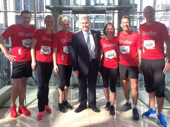 Vertical Rush challenge at Tower 42